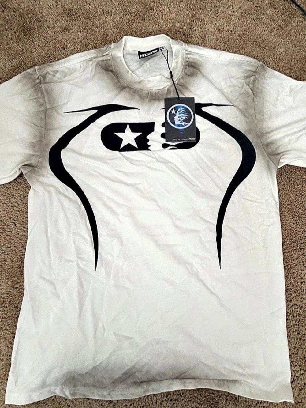 Heist Graphic Short Sleeve Tee in White NWT
